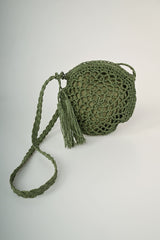 Borsa tonda in paglia