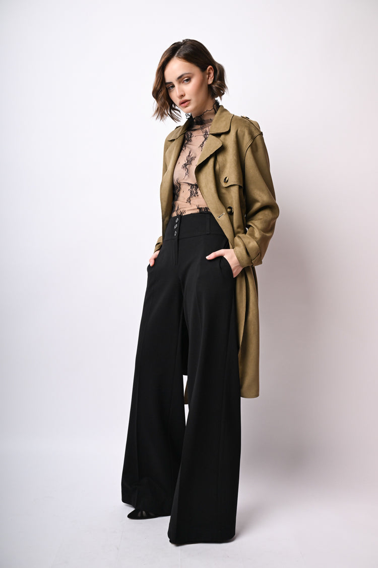 Pantaloni palazzo con bottoni – Nunalie1