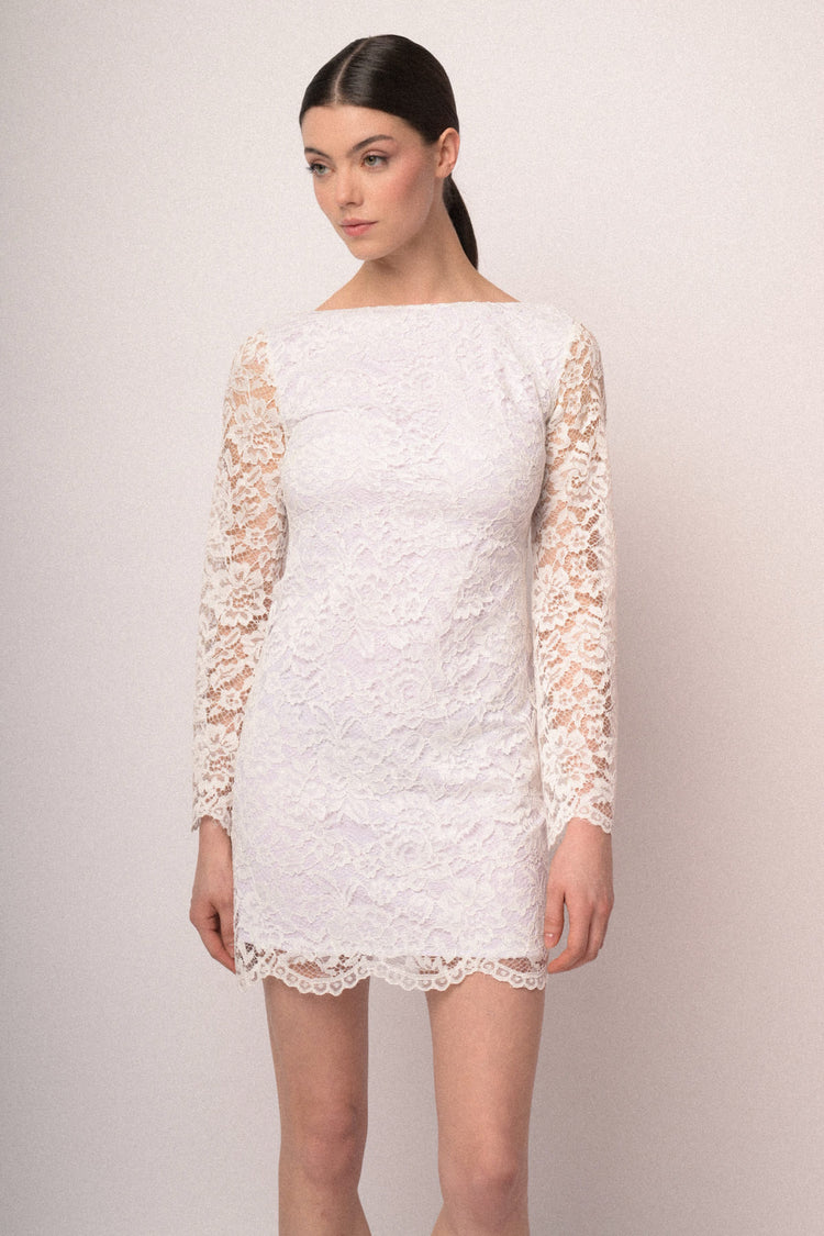 Mini abito in pizzo