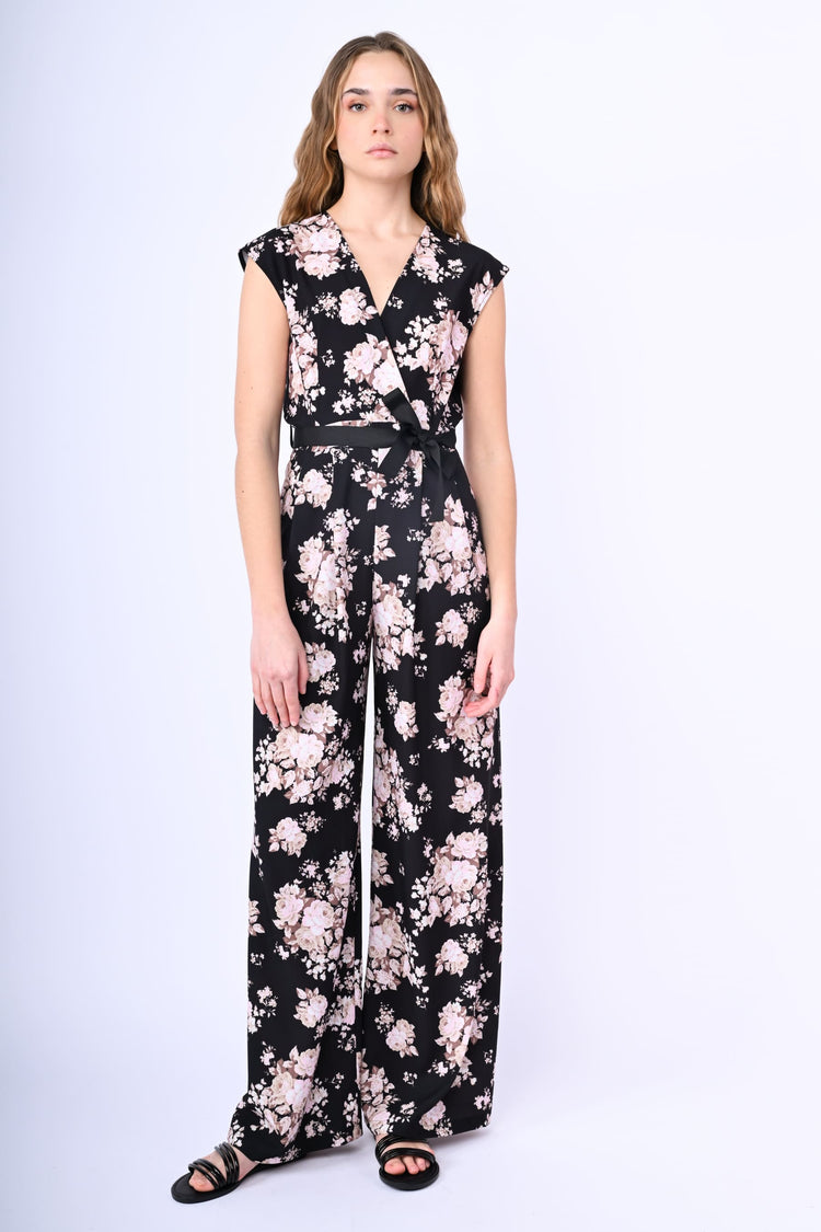 Tuta a stampa floreale