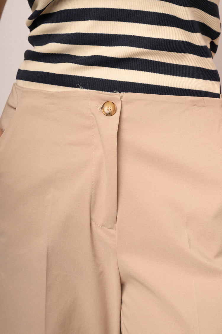 Pantaloni palazzo cropped