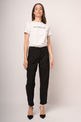 Pantaloni baggy con risvolto