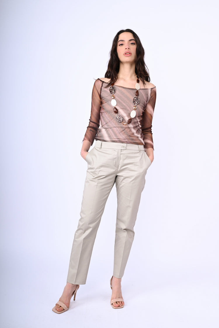 Pantaloni a gamba dritta