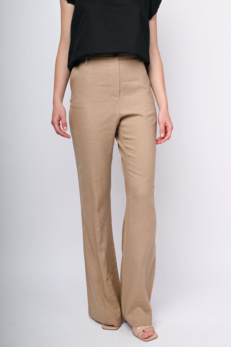 Pantaloni svasati misto lino