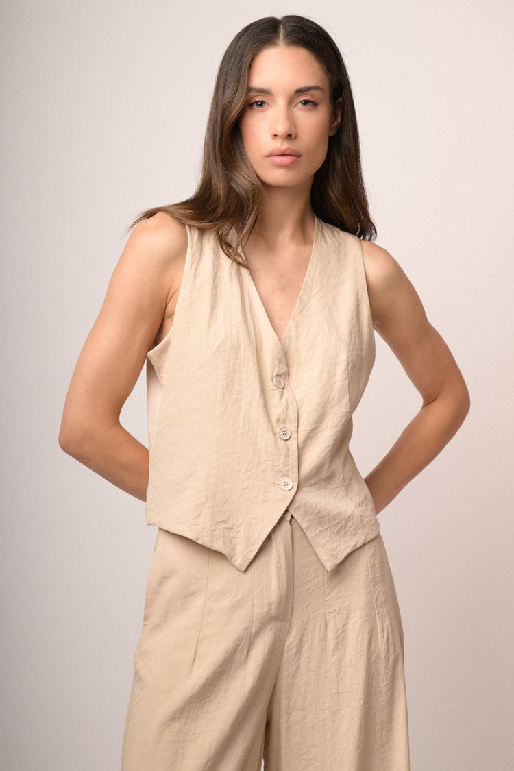 Gilet tre bottoni