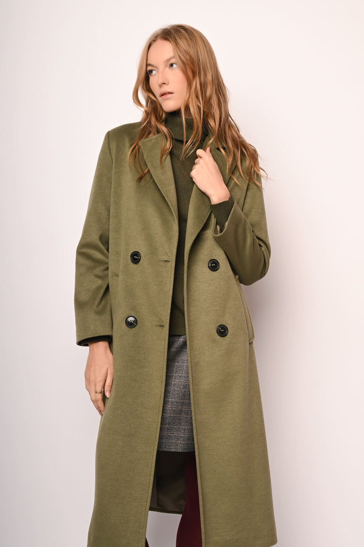 Cappotto lungo doppiopetto