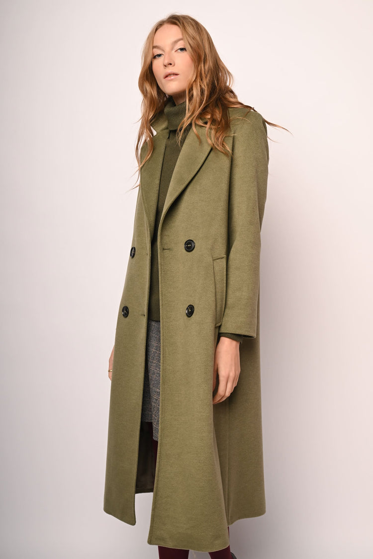 Cappotto lungo doppiopetto