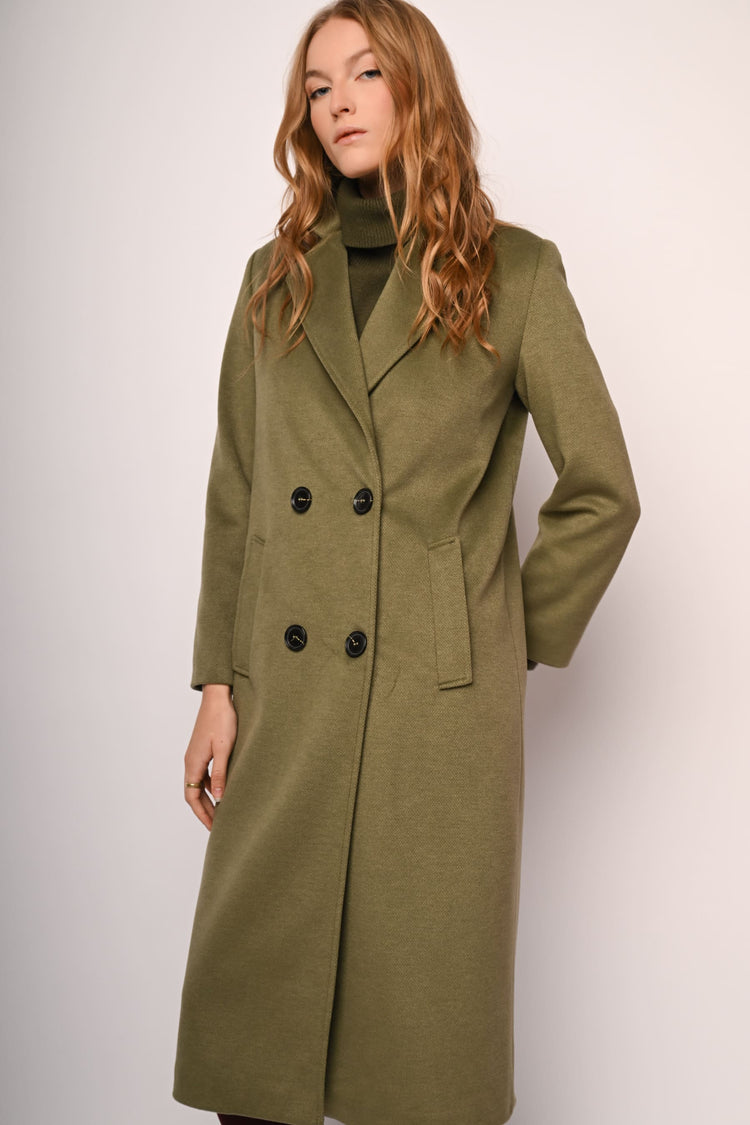 Cappotto lungo doppiopetto