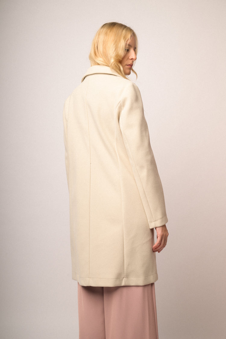 Cappotto basic un bottone