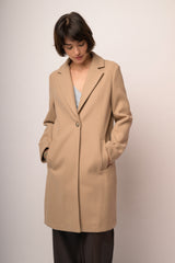 Cappotto basic un bottone