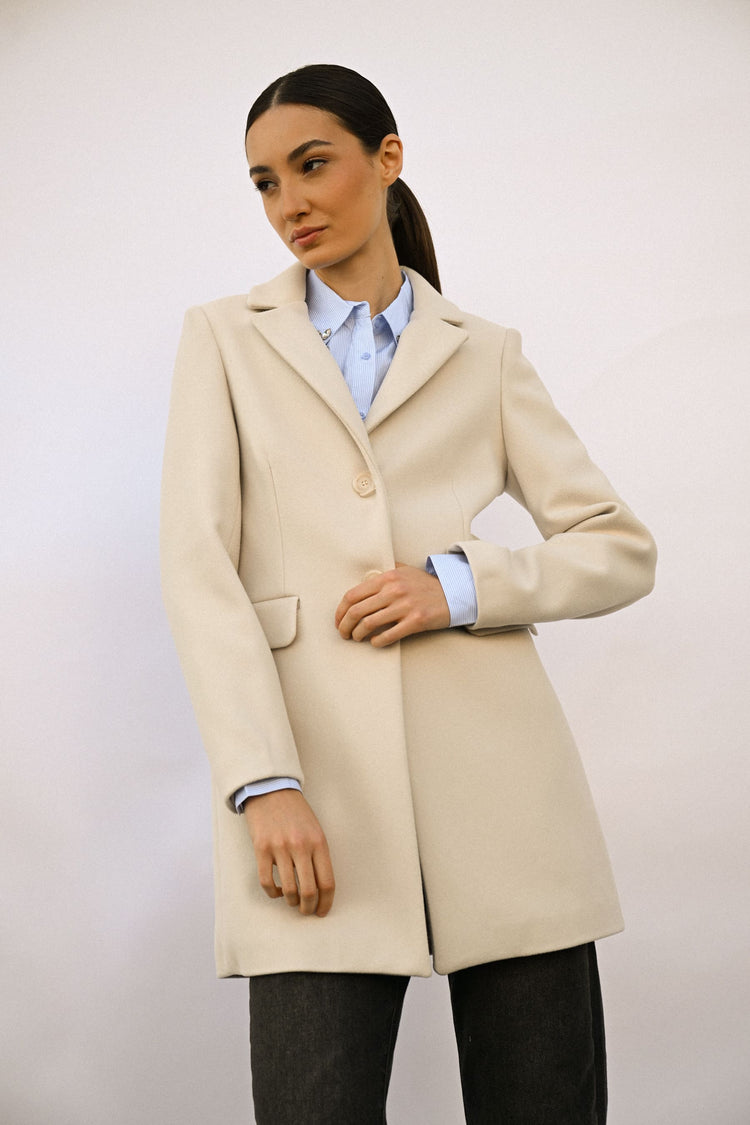 Cappotto basic monopetto