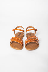 Sandali flat con cinturini intrecciati