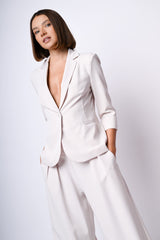 Blazer con maniche crop