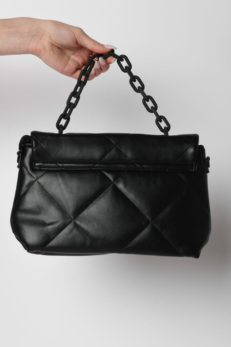 Borsa con motivo trapuntato