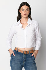 Camicia basic cropped