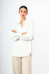 Camicia misto cotone