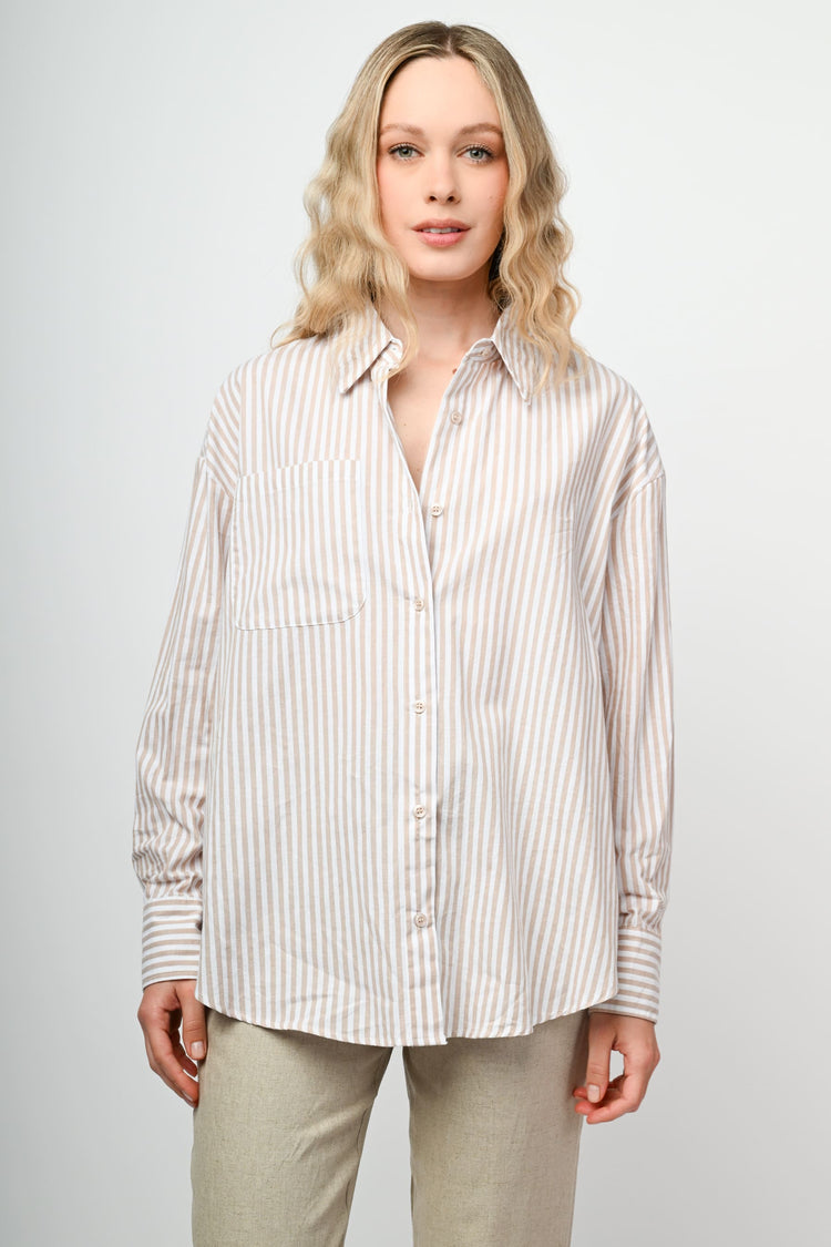 Camicia oversize a righe