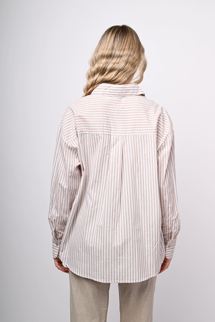 Camicia oversize a righe