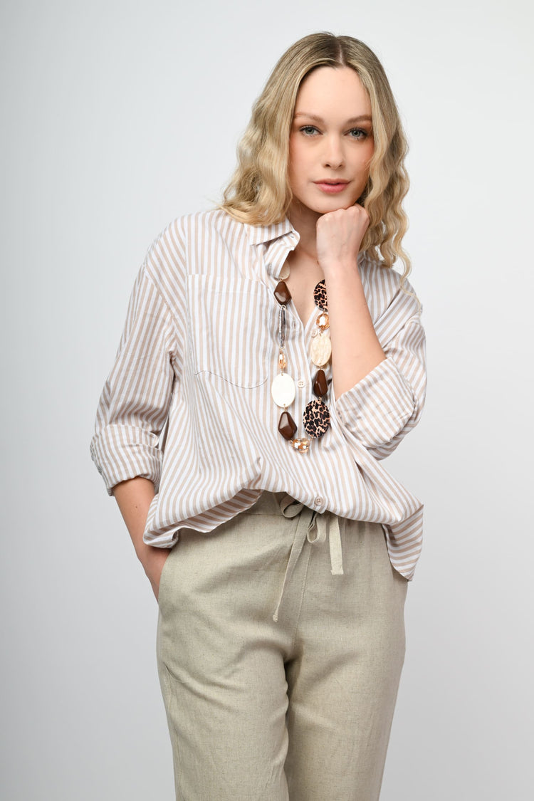 Camicia oversize a righe