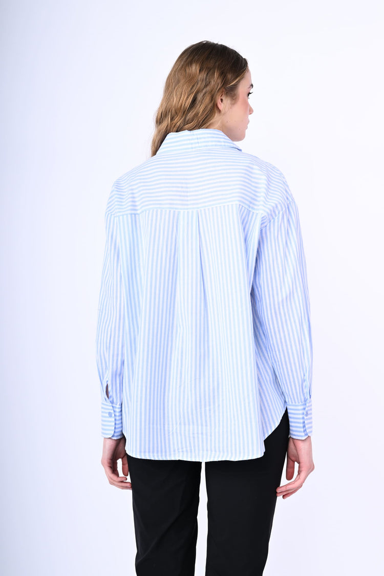 Camicia oversize a righe