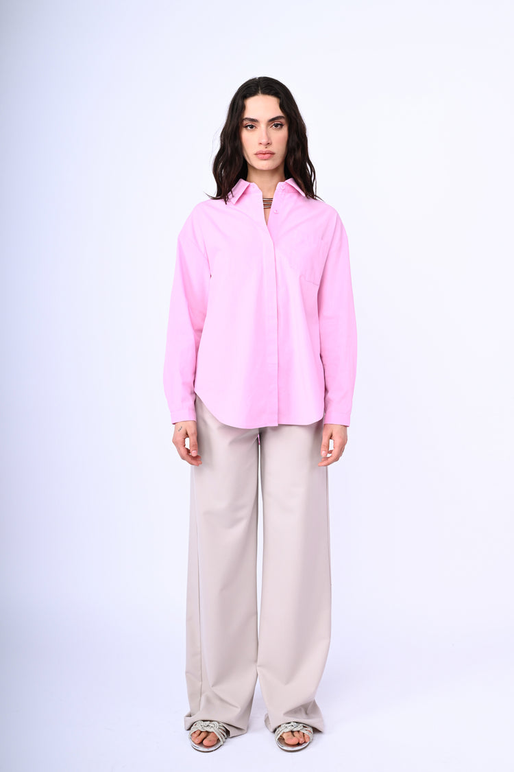 Camicia over con tasca