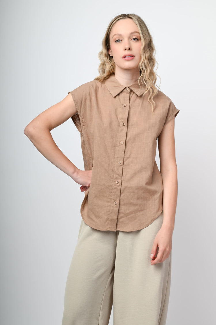 Camicia oversize in cotone