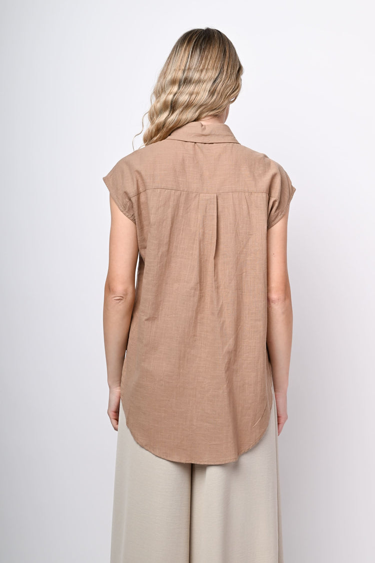 Camicia oversize in cotone