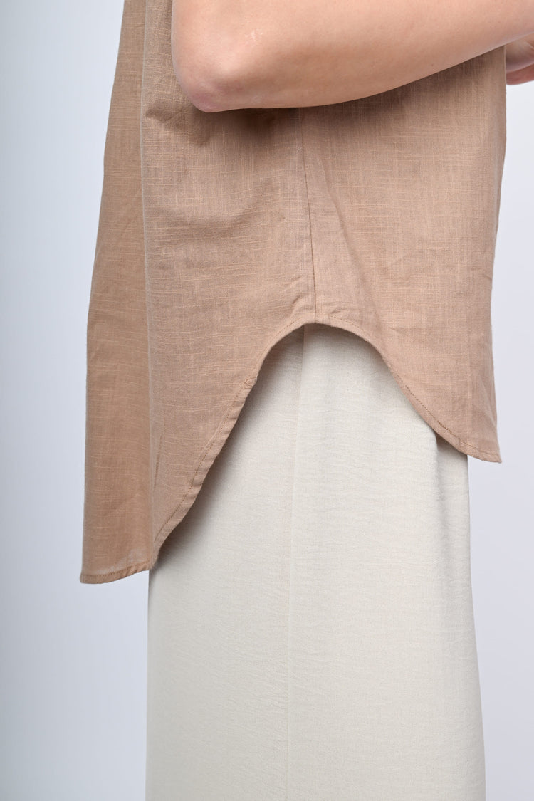 Camicia oversize in cotone