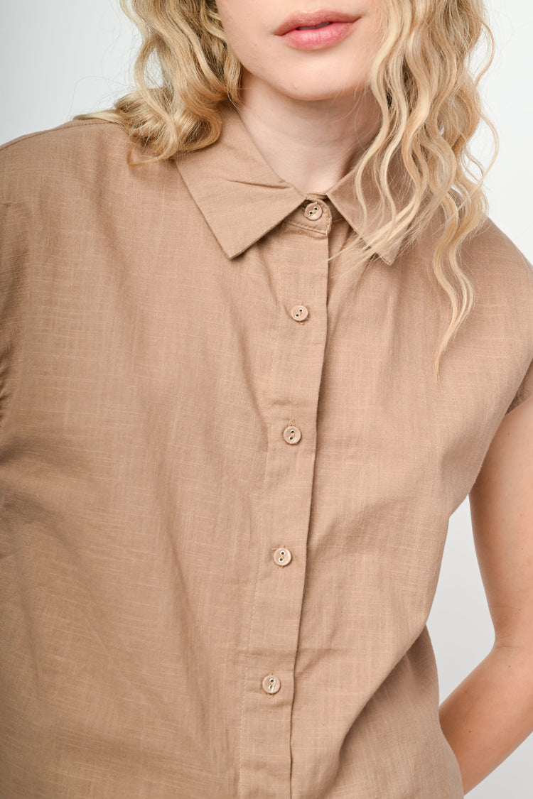 Camicia oversize in cotone