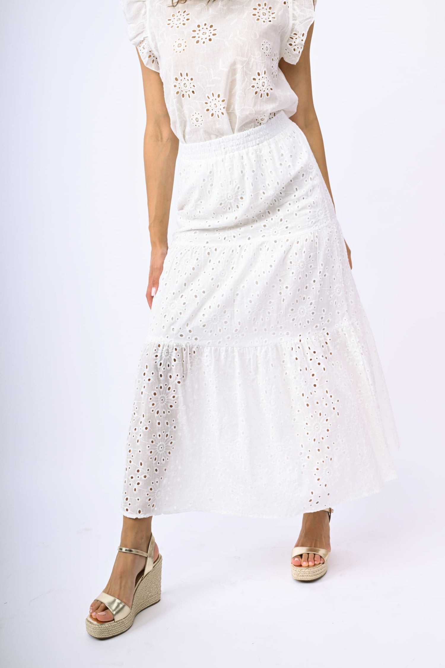 Gonna lunga in pizzo Sangallo