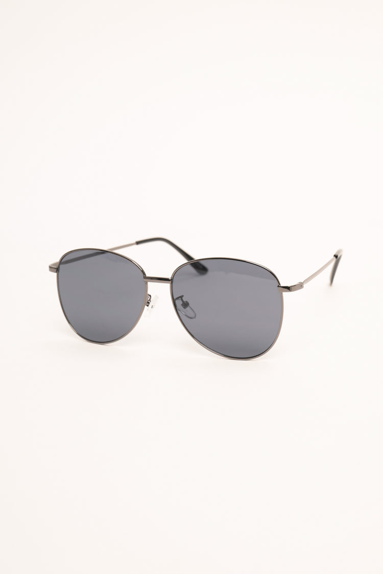 Occhiali da sole aviator argento
