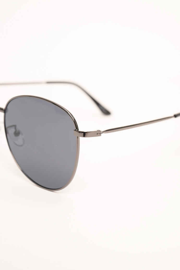 Occhiali da sole aviator argento