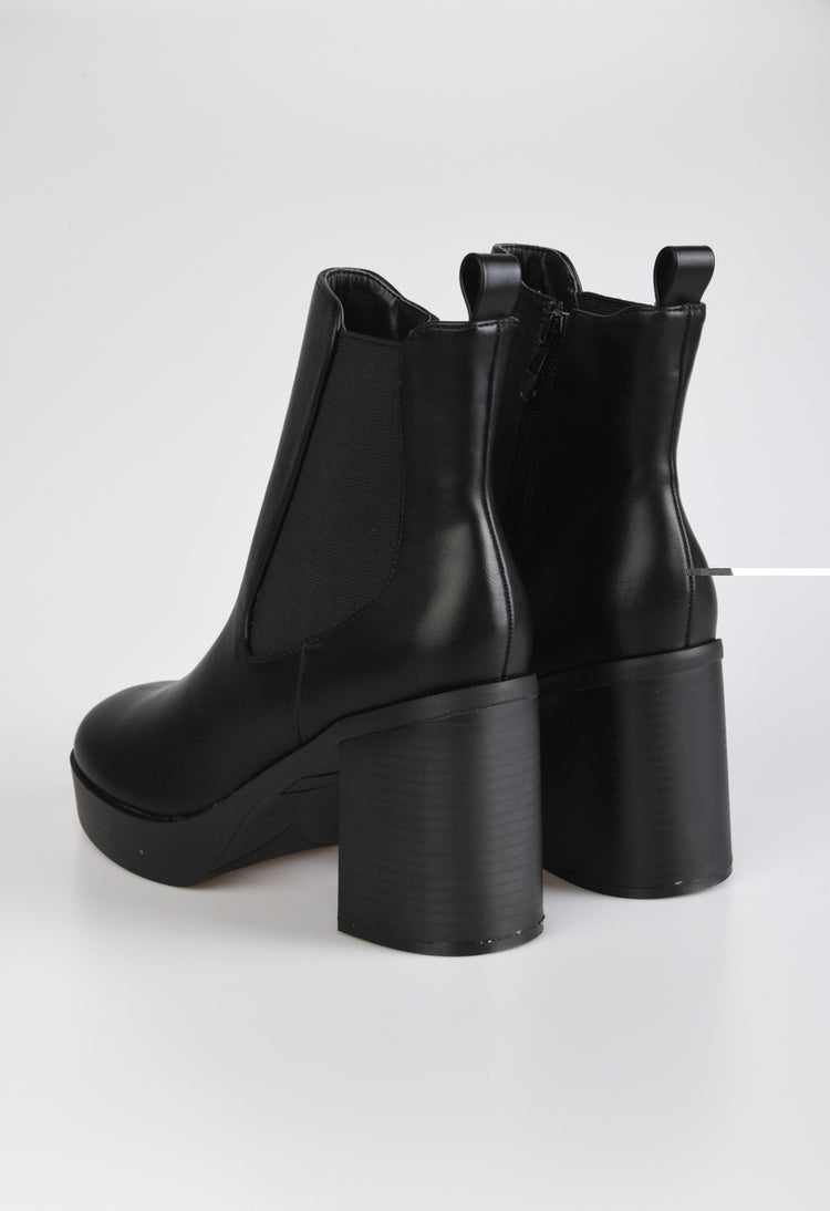 Stivaletti Chelsea con plateau