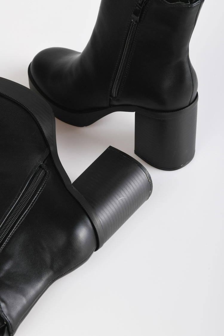 Stivaletti Chelsea con plateau