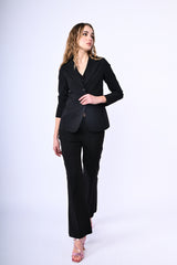 Blazer monopetto misto viscosa