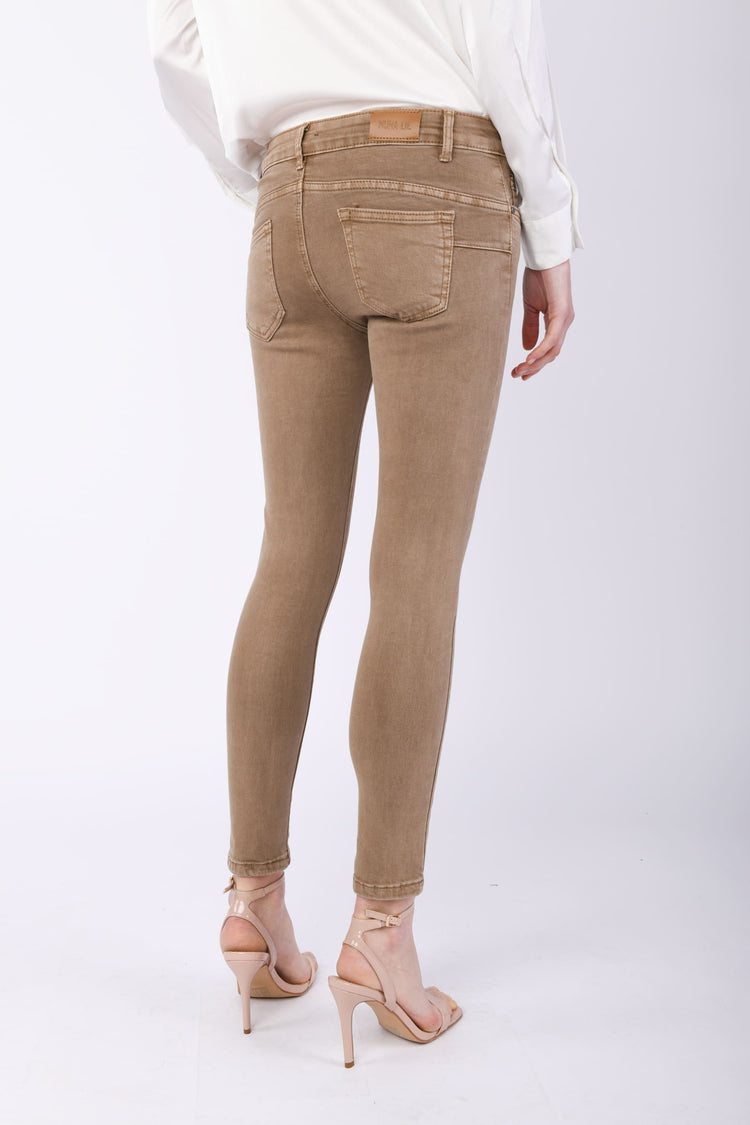 Pantaloni skinny in cotone stretch