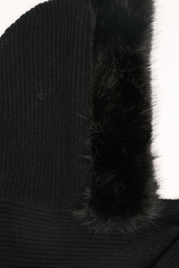 Cappello collo peloso