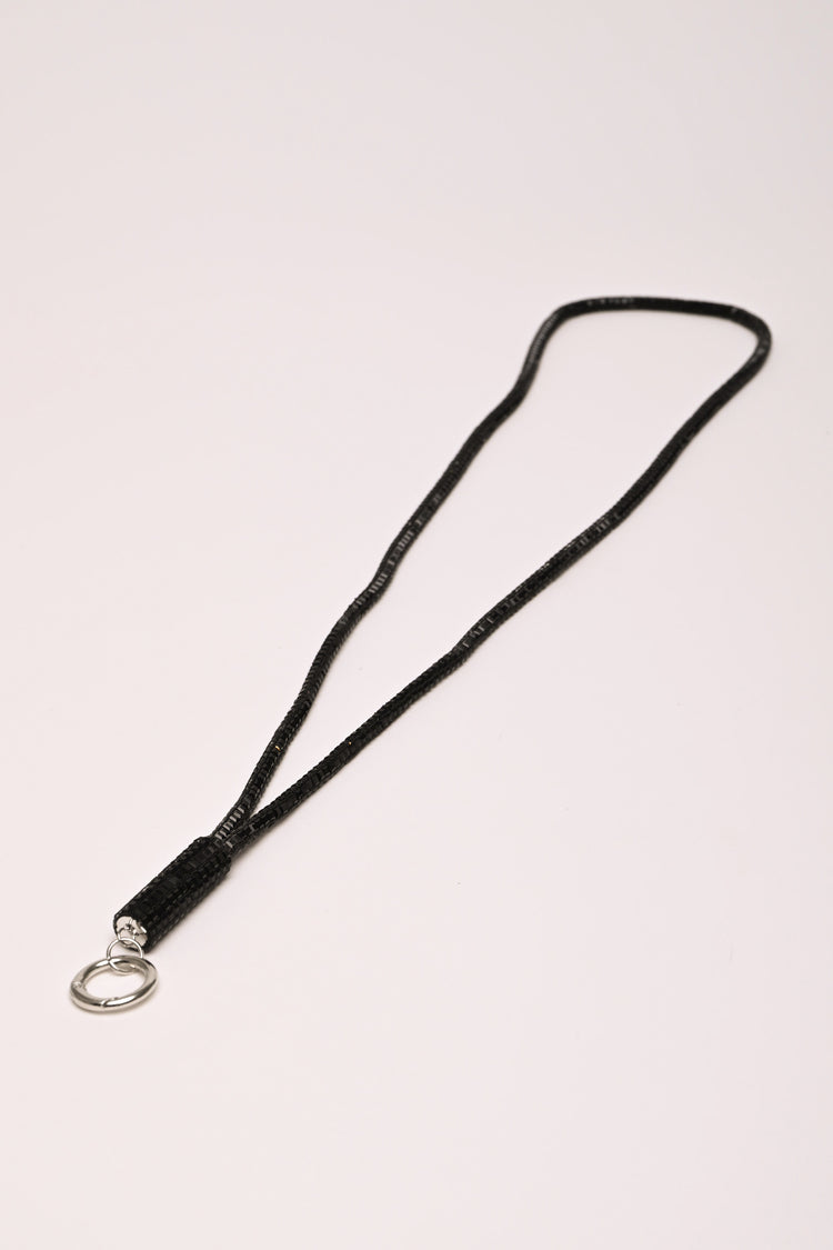 Collana porta-badge con strass