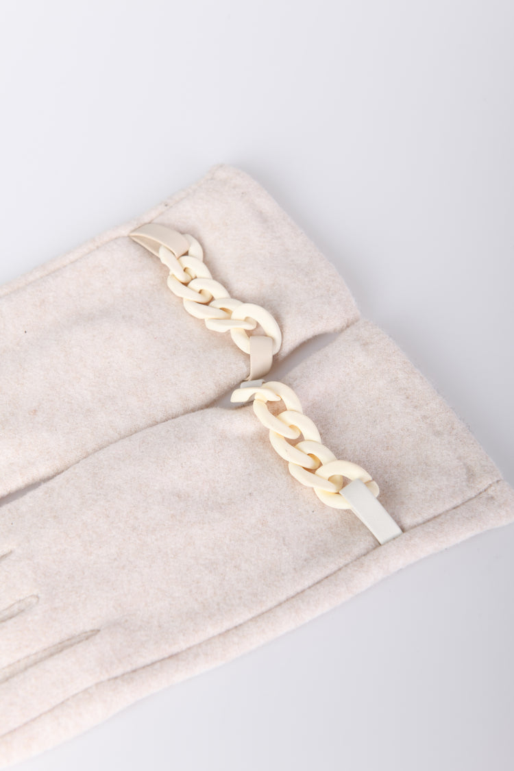 Guanti con catenella