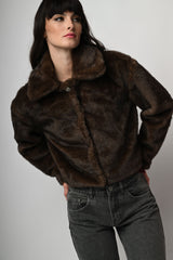 Giacca in faux fur