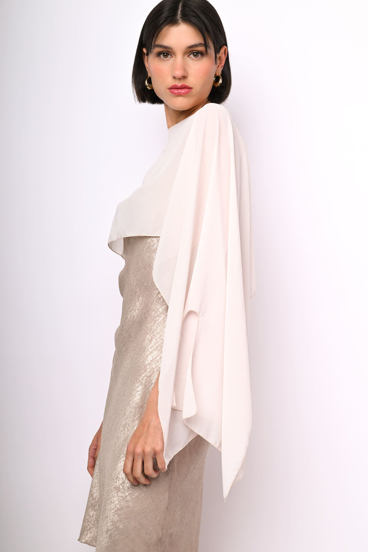 Coprispalle in georgette