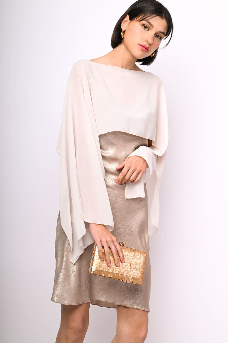 Coprispalle in georgette