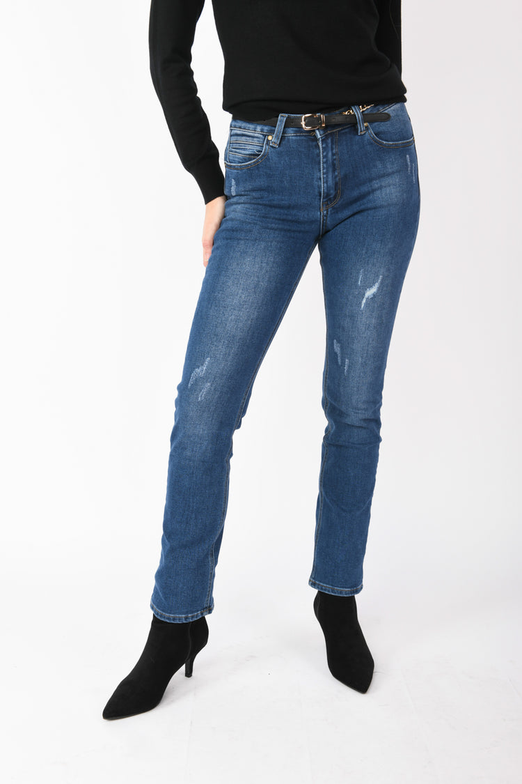 Jeans con cintura