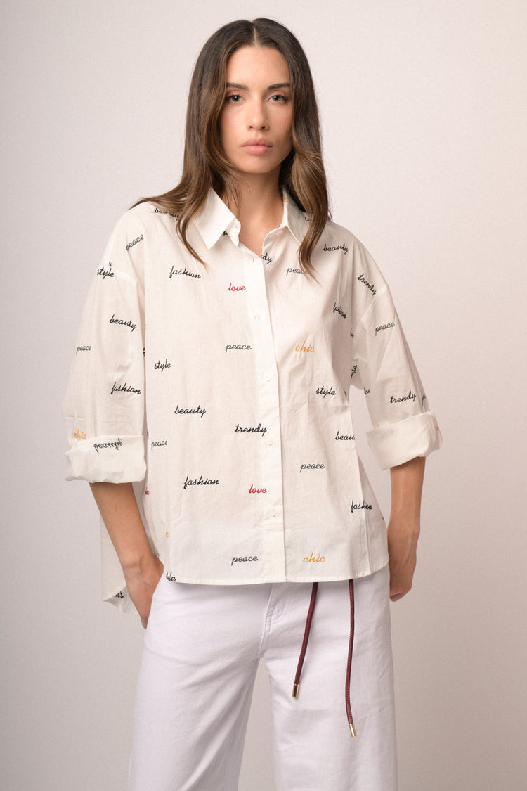Camicia ricami