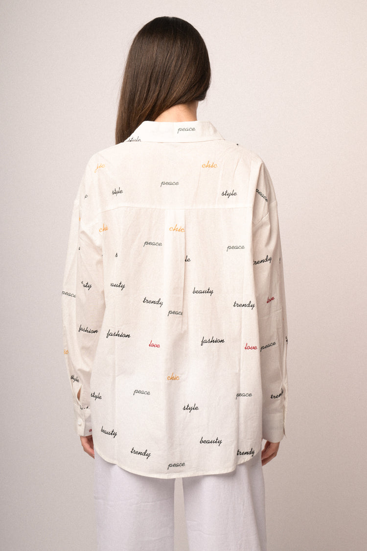 Camicia ricami