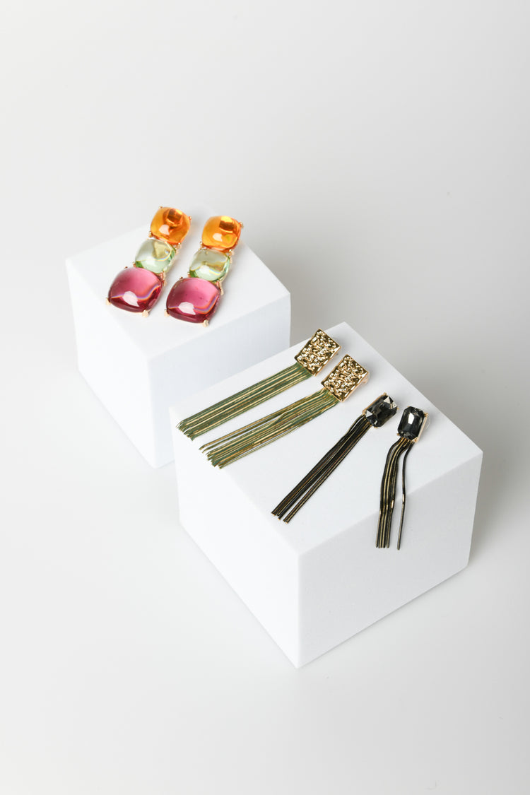 Set da tre paia di orecchini