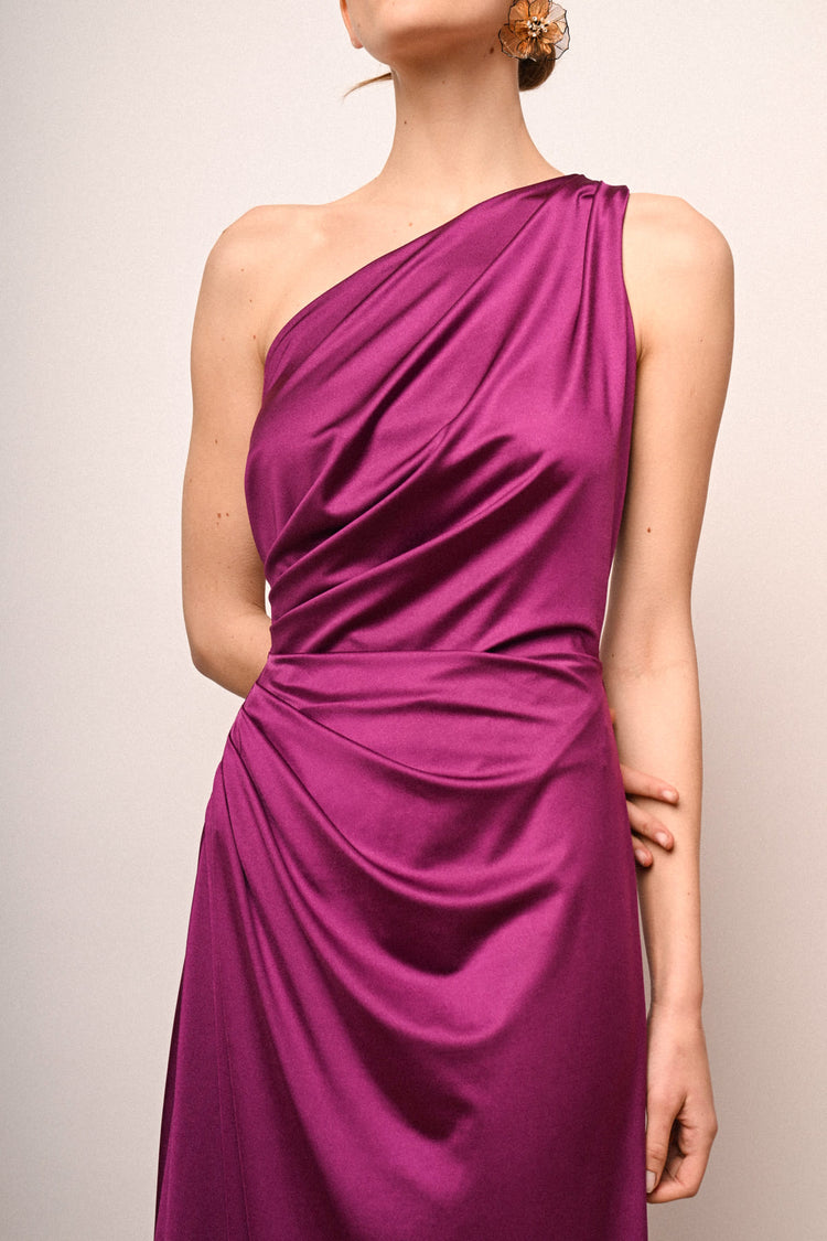 Abito lungo monospalla