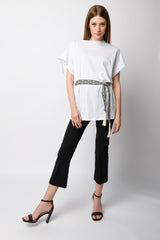 T-shirt con cintura etnica