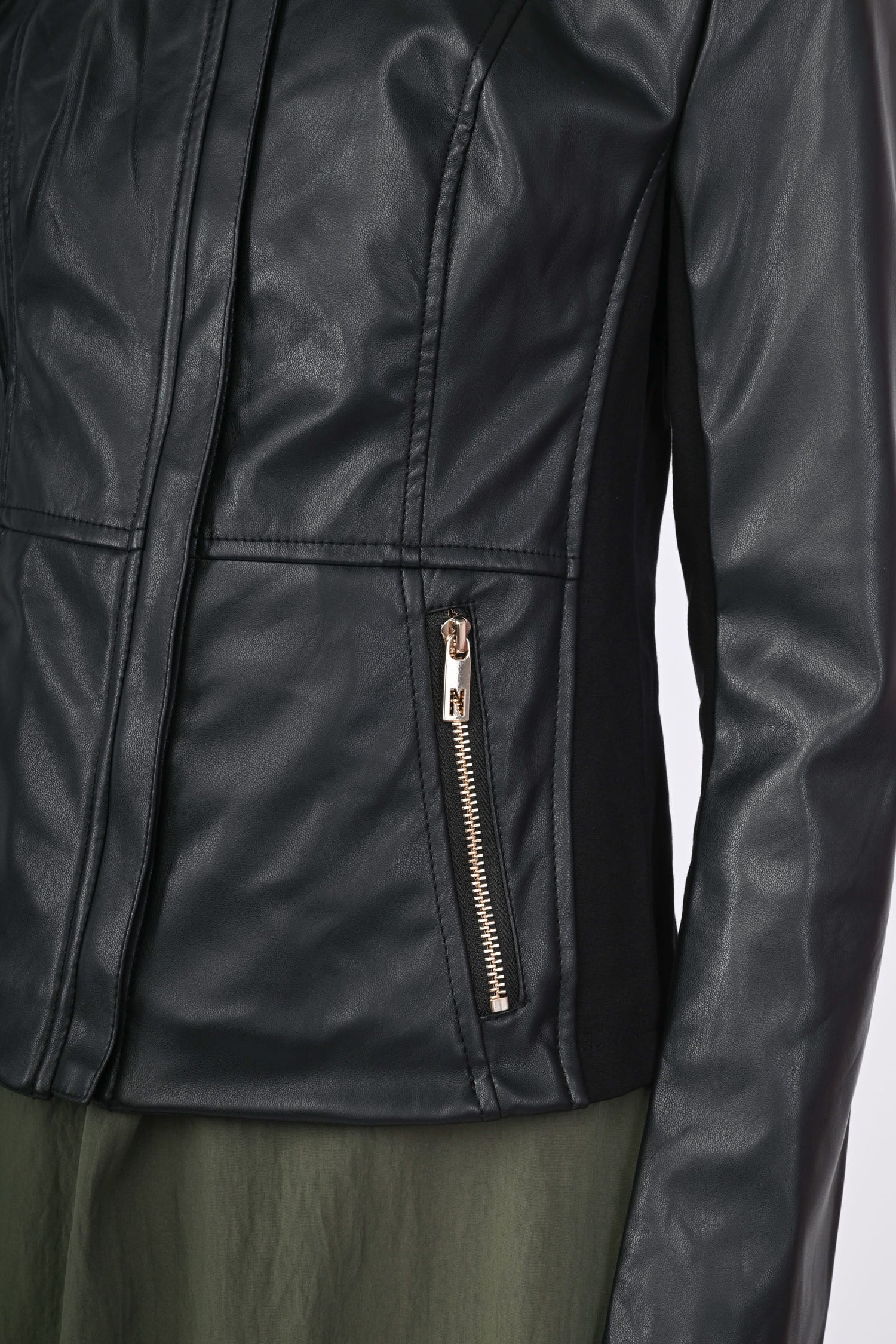 Nuna Lie Giacca In Ecopelle Bordeaux Giubbino Jeans Nuna Lie Store