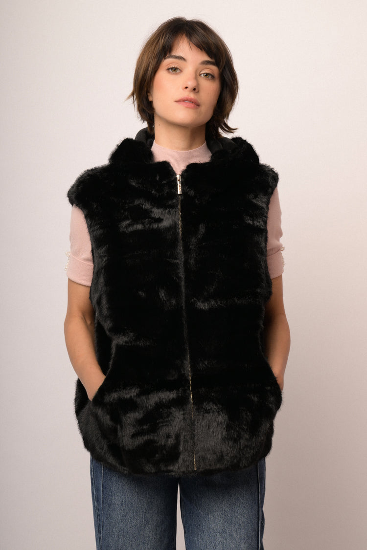 Gilet peloso